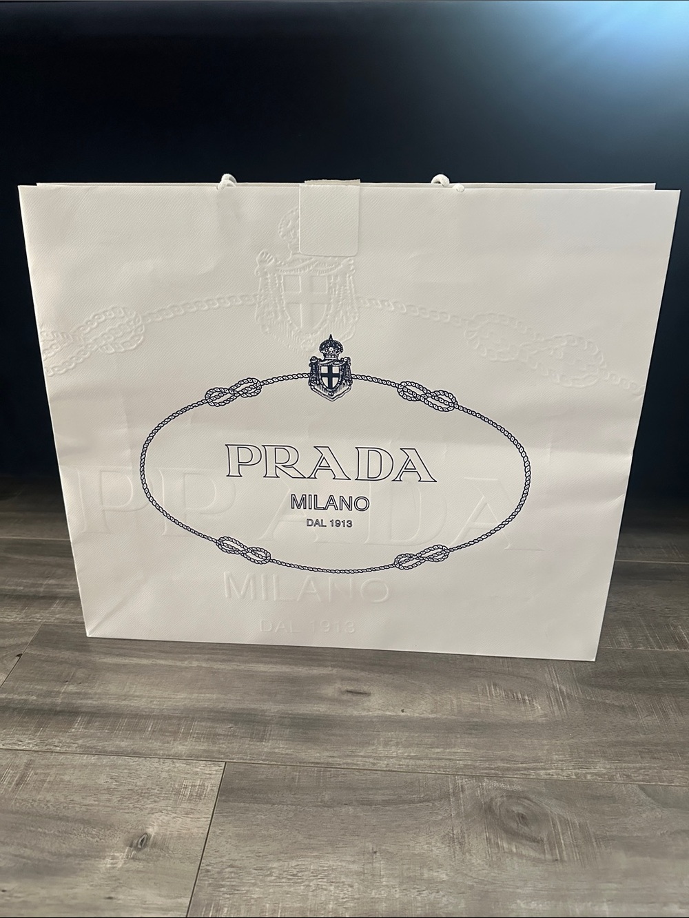 Prada Milano large shopping bag